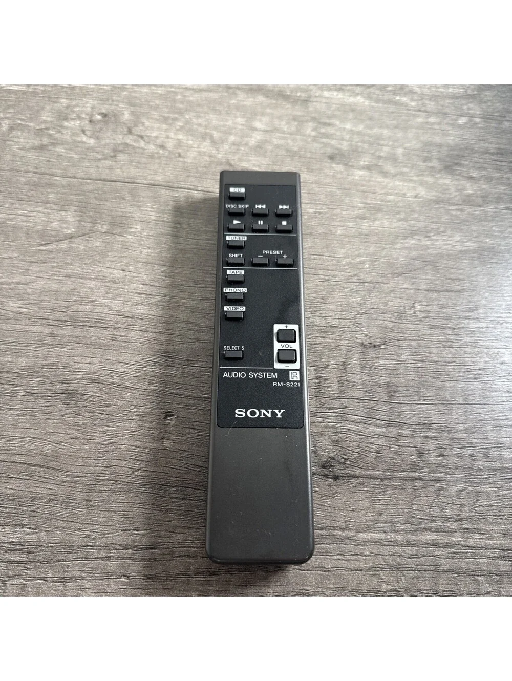 Genuine Sony RM-S221 Audio System Remote LBT-D150 LBT-D250 LBT-D550 Tested